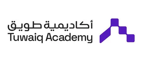 شعار أكاديمية طويق لإعلان معسكرات القطاع الأمني المبتدئة بالتوظيف.